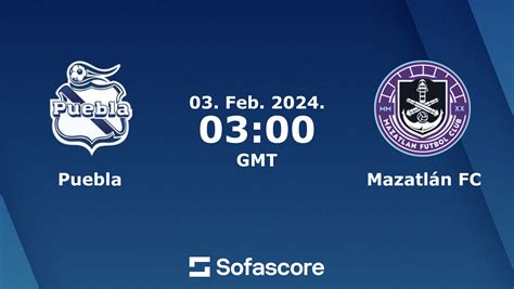 puebla fc vs mazatlán f.c. lineups